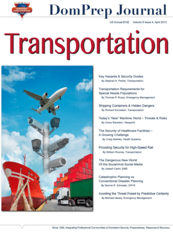 Apr 2013 journal Transportation cover